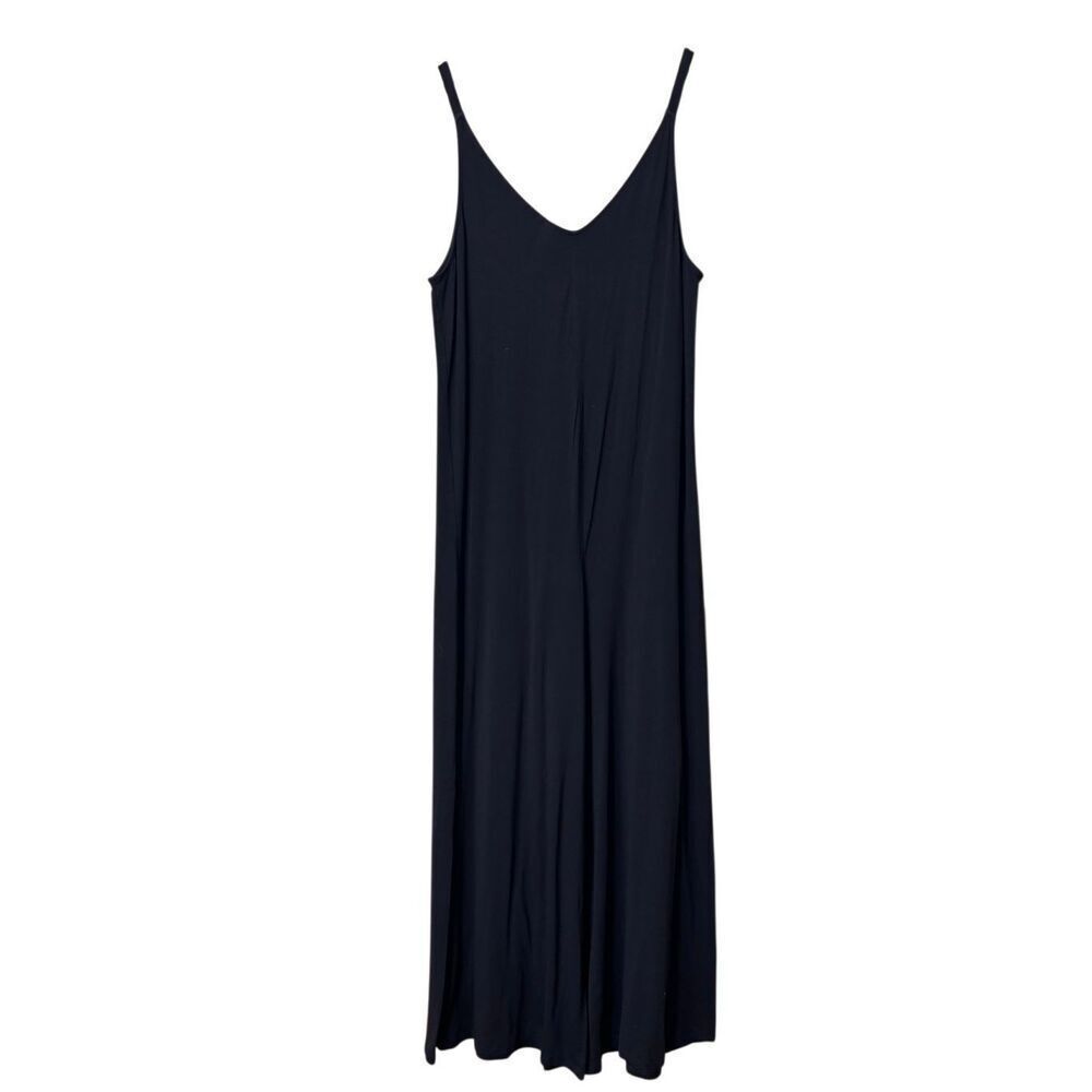 Athleta nighttime bliss sleep V neck romper black medium